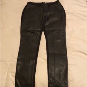 Banana Republic faux leather pants size 0